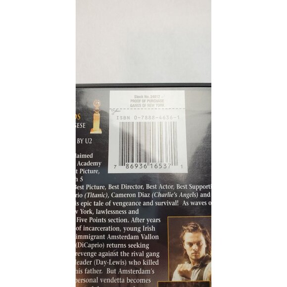 Gangs Of New York: America Was Born In The Streets DVD 2003 2-Disc Set - Picture 9 of 9